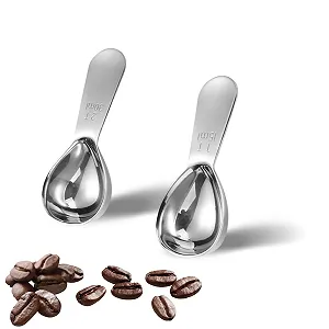 Мірні ложки для кави з нержавіючої сталі, 2 шт (30 мл + 15 мл) - Фото 1