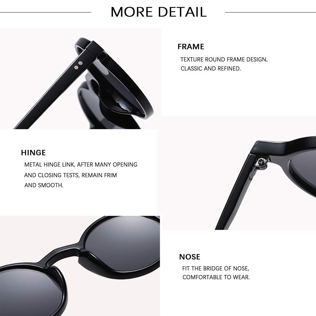 Круглі сонцезахисні окуляри Long Keeper Unisex Маленькі круглі ретро вінтажні, фото №6