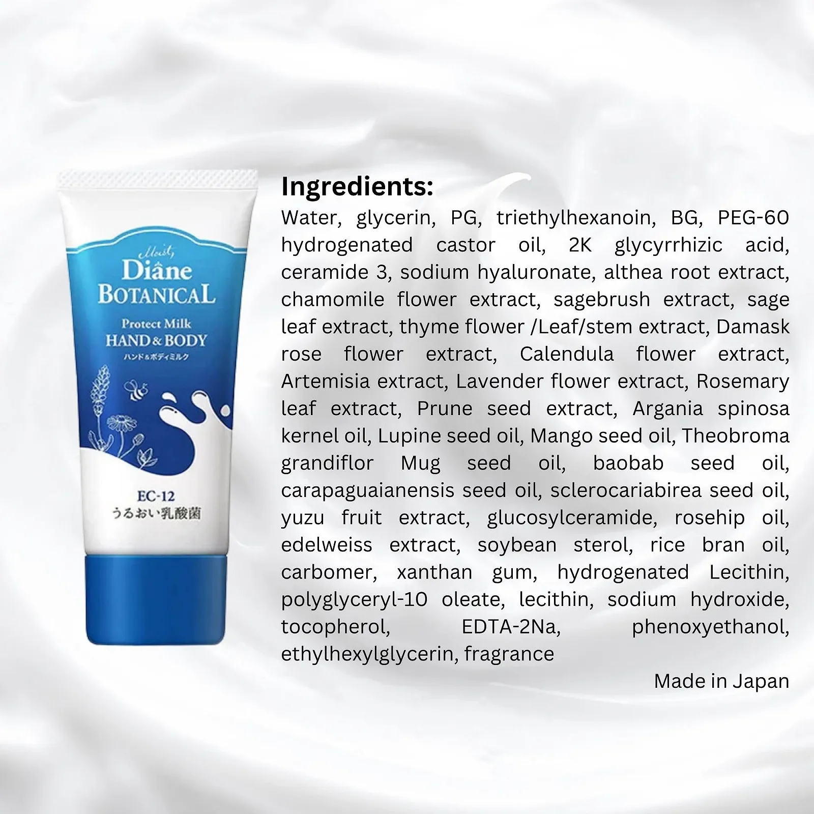 Молочко для рук і тіла Moist Diane Botanical Protect 50 мл - Вербена та Мед, фото №8 Молочко для рук і тіла Moist Diane Botanical Protect 50 мл - Вербена та Мед, фото №8