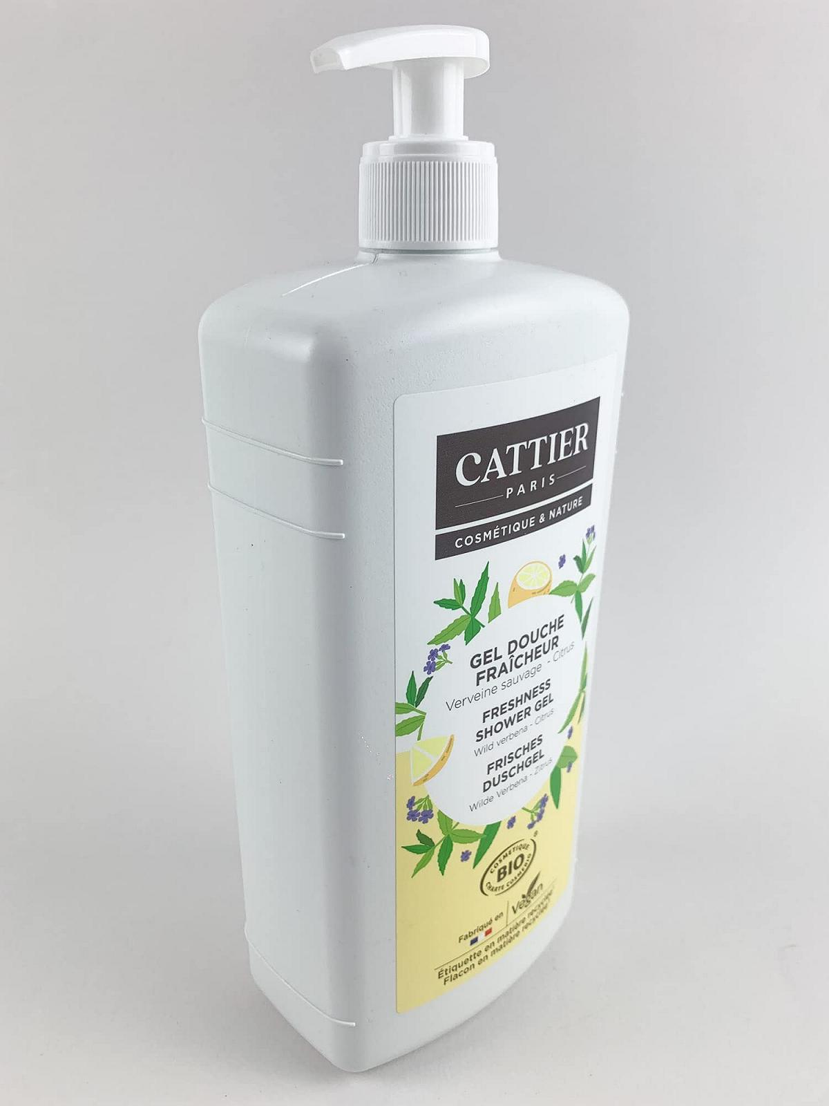 Гель для душу CATTIER Paris Wild Verbena & Citrus натуральний 1000 мл, фото №1
