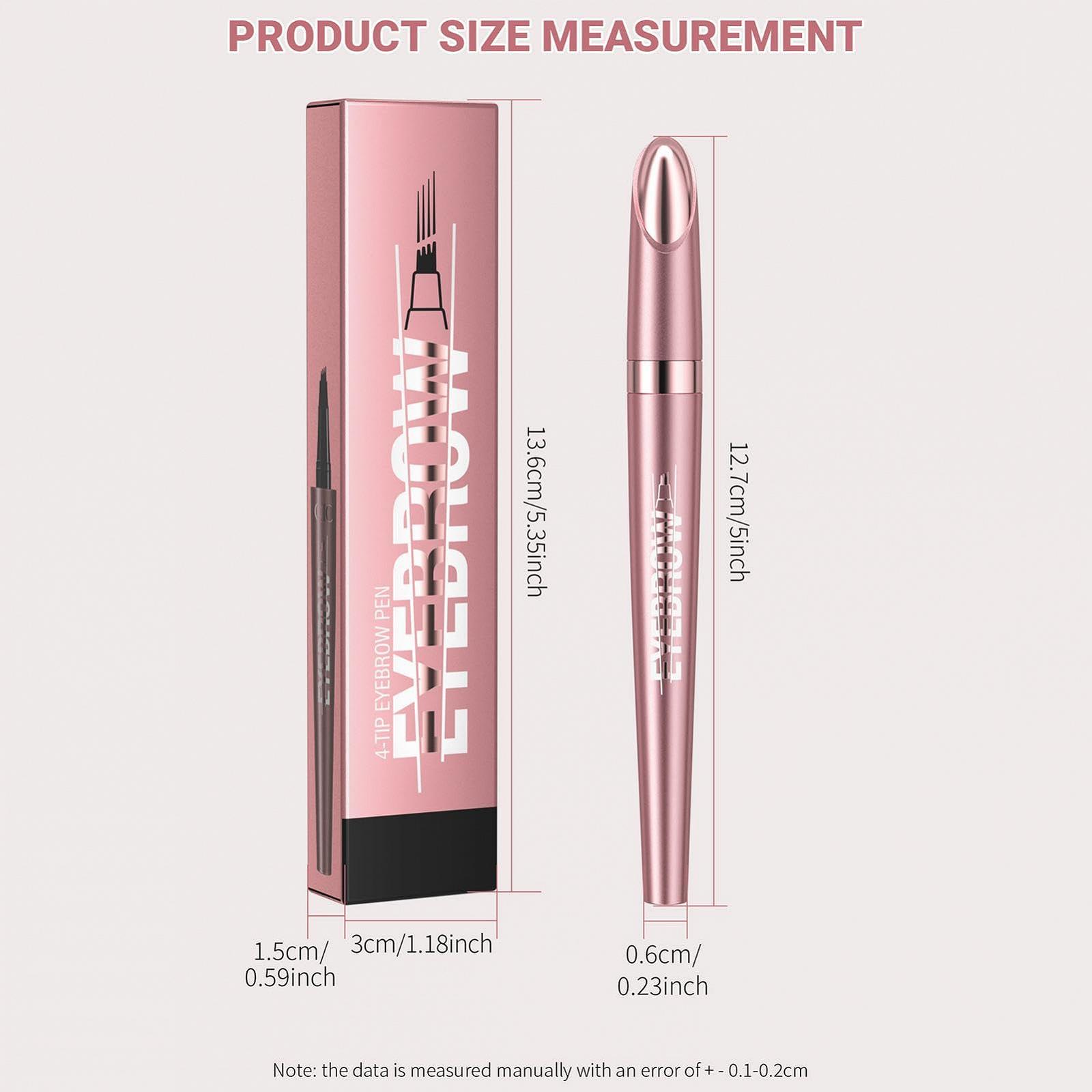 Олівець для брів Microblading 3D 4 Головки Водостійкий, фото №6