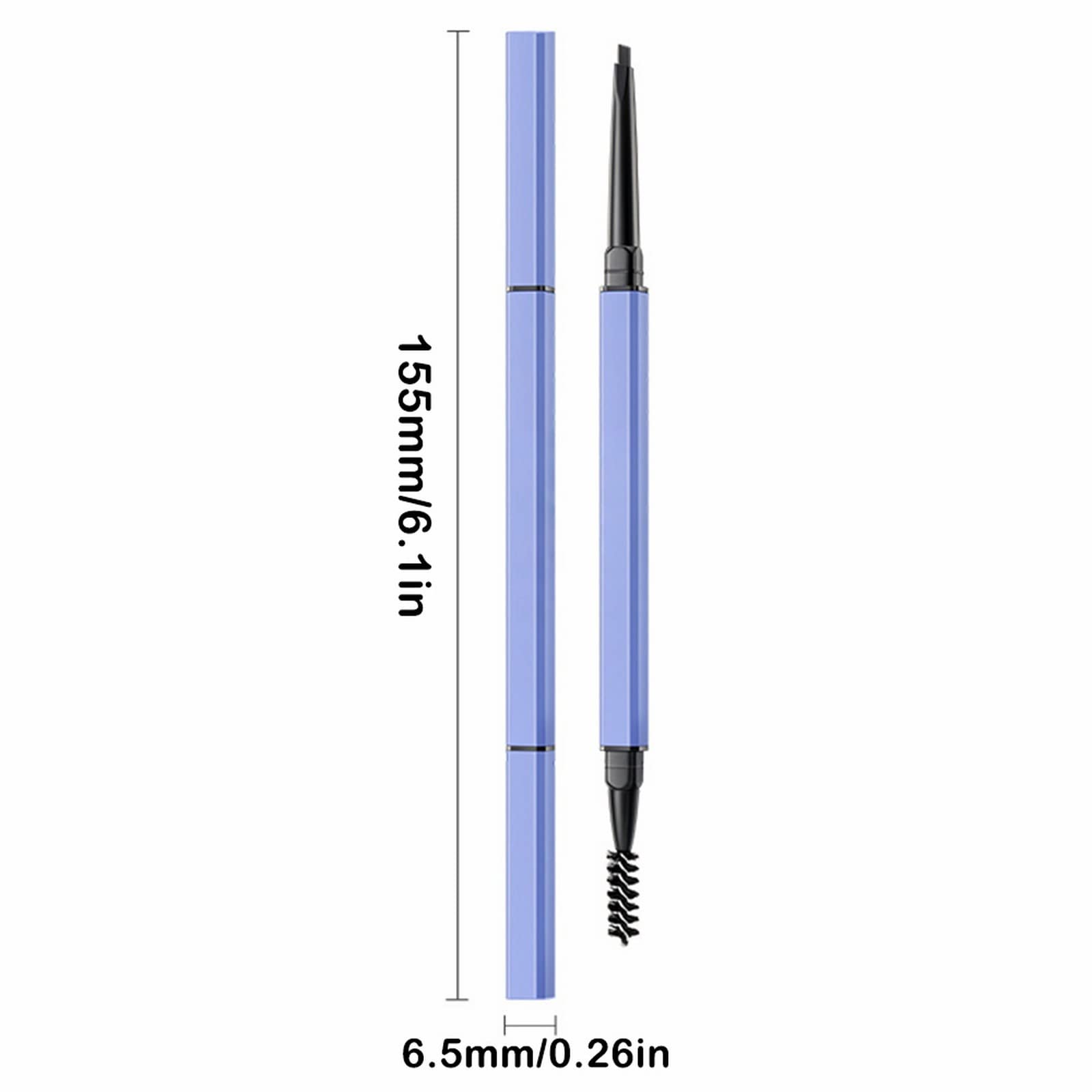 Олівець Der quadratische Augenbrauenstift Водостійкий Довговічний З щіточкою C, фото №7