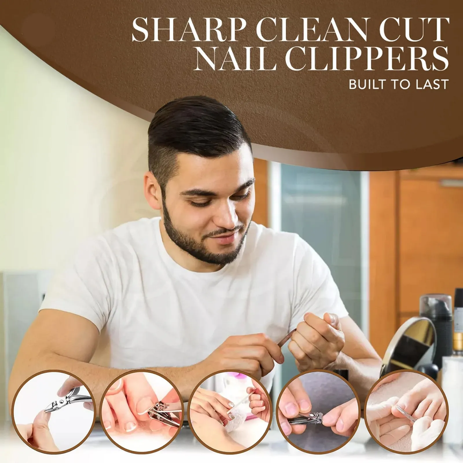 Маникюрный педикюрный набор PLASTIFIC 12 в 1 из нержавеющей стали, фото №5