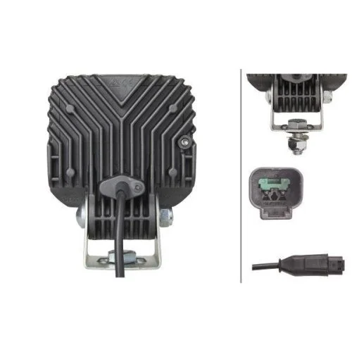 Робоча фара HELLA 1GA 996 284-091 для HÜFFERMANN, фото №2