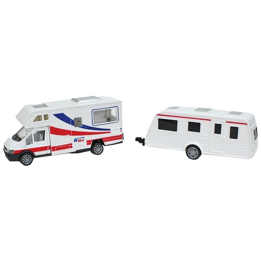 Игрушка BEMIRO Toy Car Set Camper Caravan с выдвижным приводом, фото №5 Игрушка BEMIRO Toy Car Set Camper Caravan с выдвижным приводом, фото №5