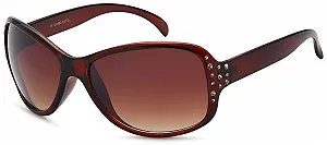 Сонцезахисні окуляри Метелик styleBREAKER з Rhinestones і Gradient Tint 09020054 - Фото 1