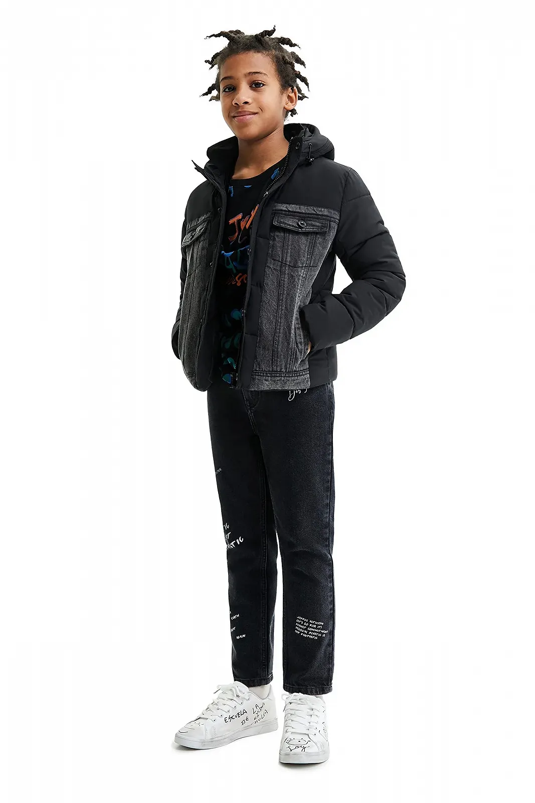 Куртка Desigual CHAQ_Pizza 2000 Чорний, фото №5