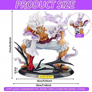 Фигурка BGTLJKD One Piece Luffy Gear 5 17 см synthetic.ua - Фото 1