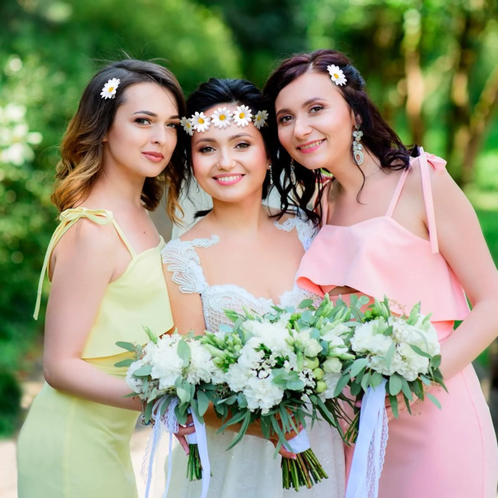 Вінок для волосся Квітка BETESSIN Соняшники, фото №6