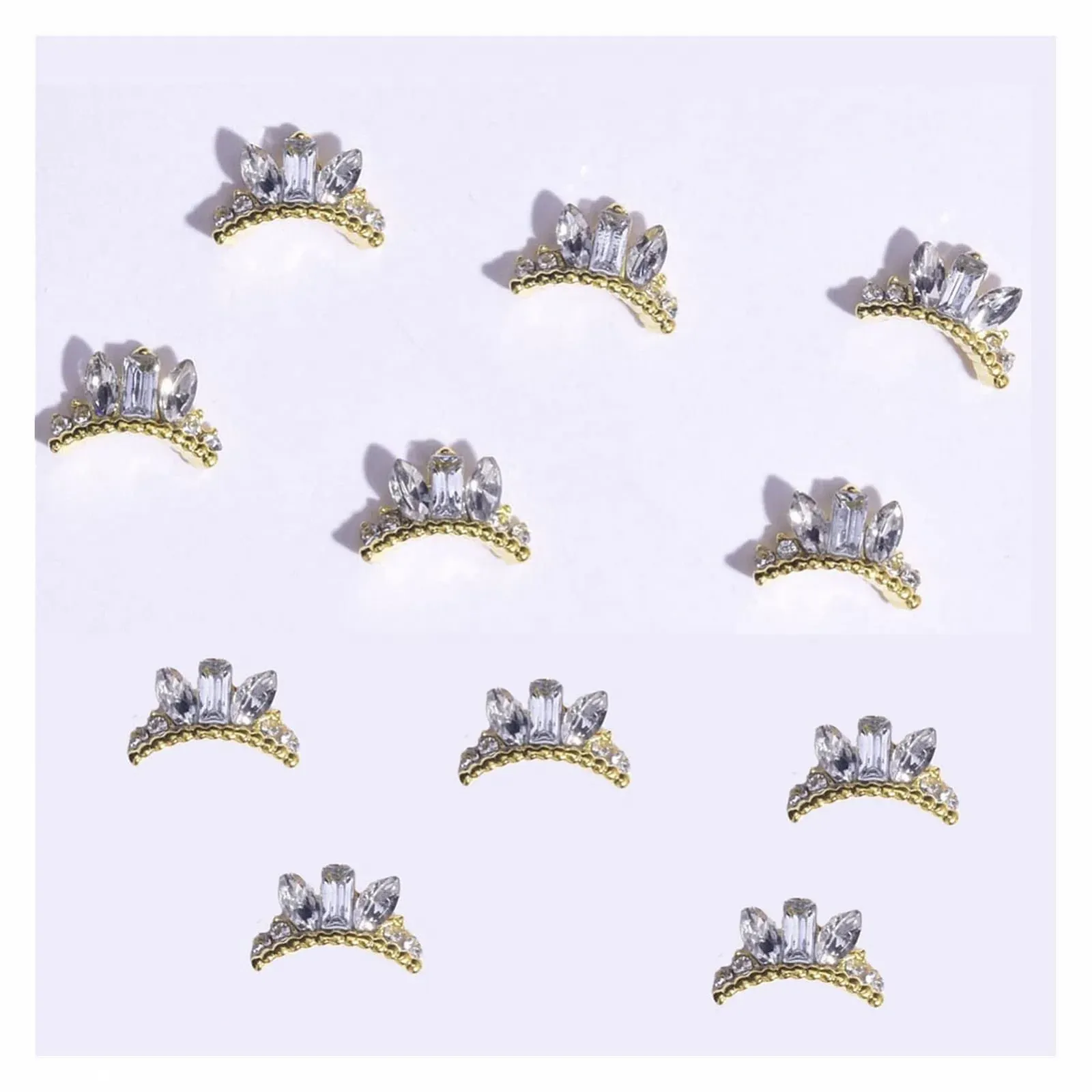 Украшения для ногтей Корона 3D 100шт. (Цвет: 406), фото №1