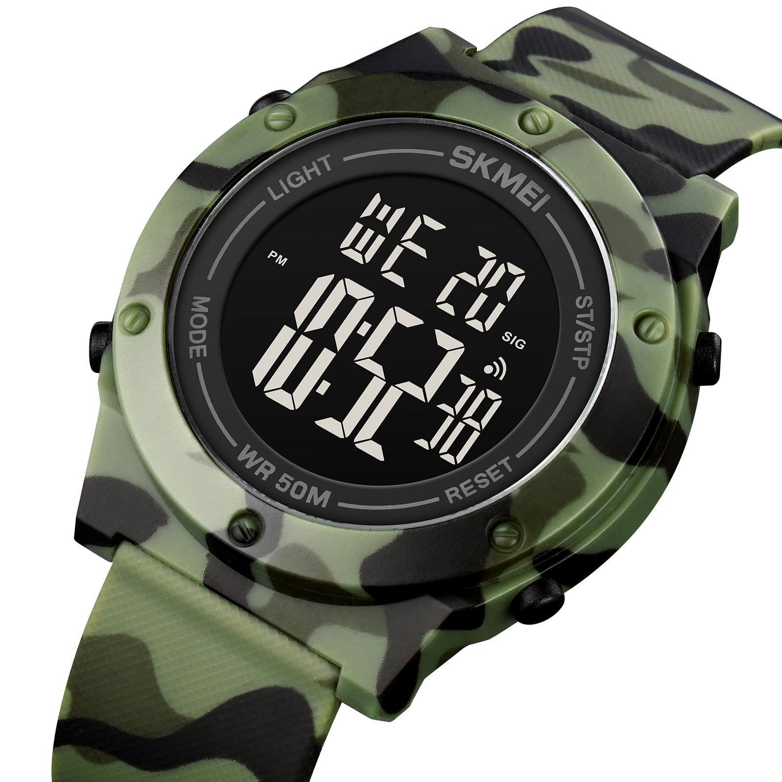 Годинник Skmei 1772 Camo Green-Black, фото №2
