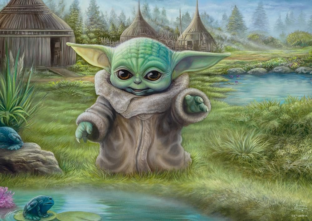 Пазл Schmidt Spiele Thomas Kinkade The Mandalorian Childs Play 59955 1000 деталей, фото №1