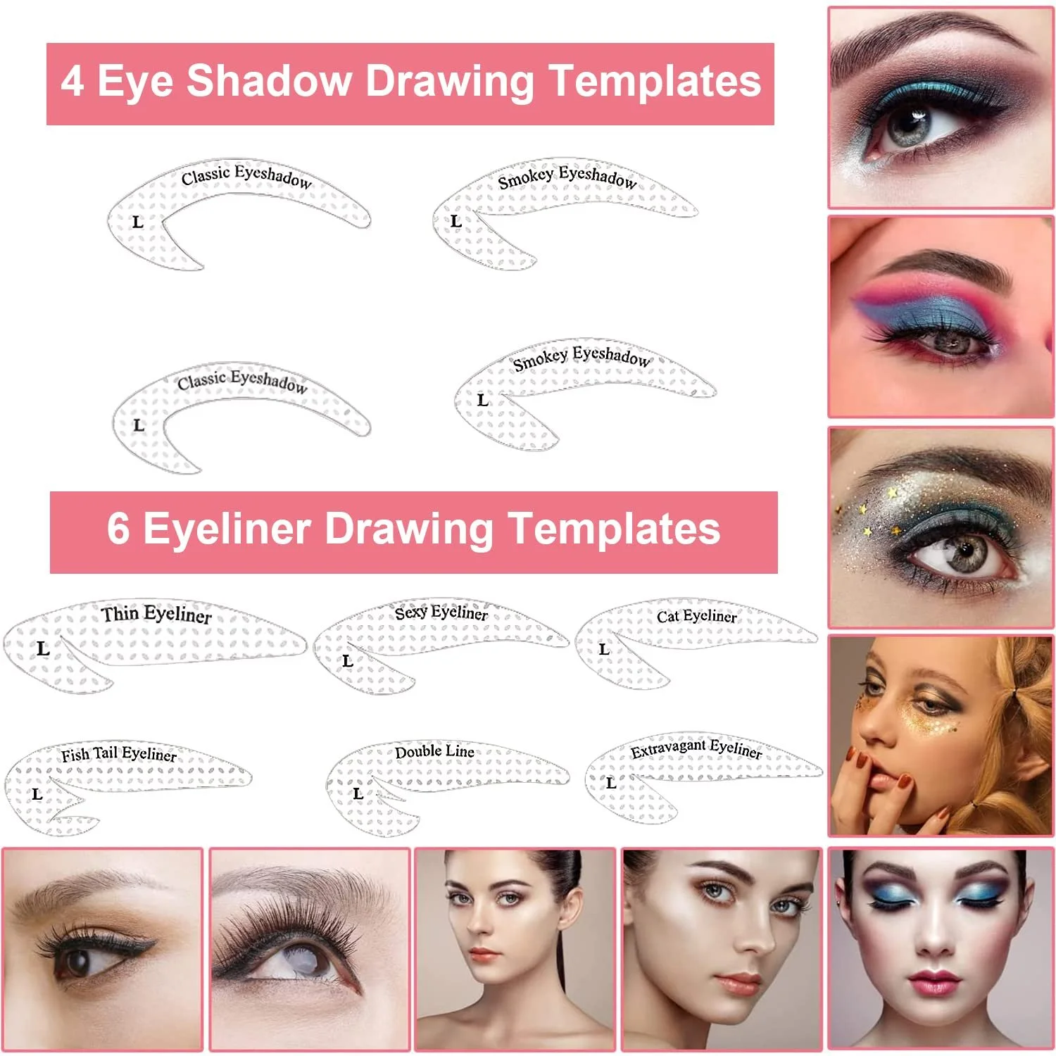 Трафарети для макіяжу, фото №3 Трафарети для макіяжу, фото №3