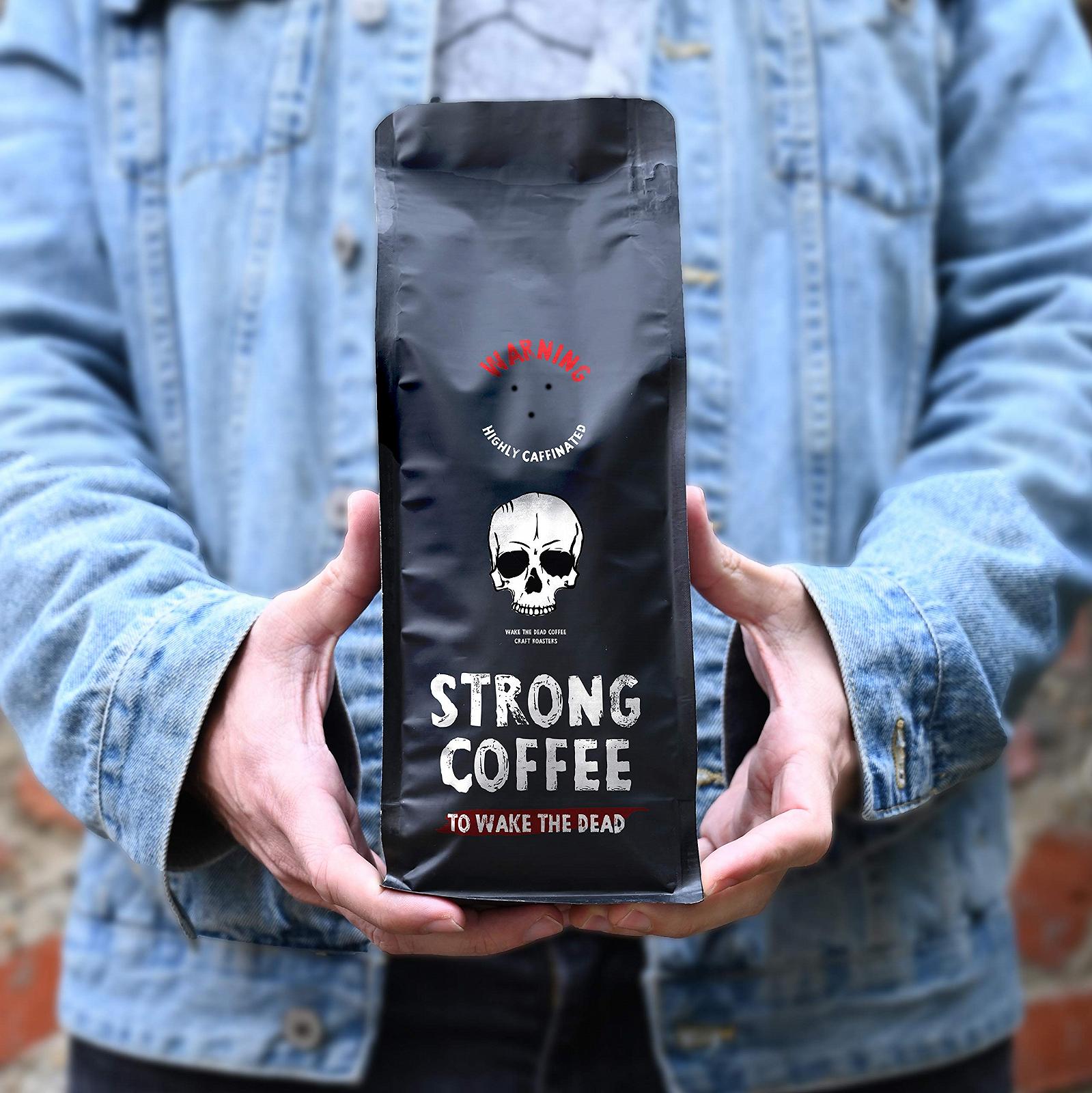 Кава в зернах 1 kg (кілограм), Intense and Full Flavour, High Caffeine Content, Double Roasted, Natural Strong Coffee, фото №3