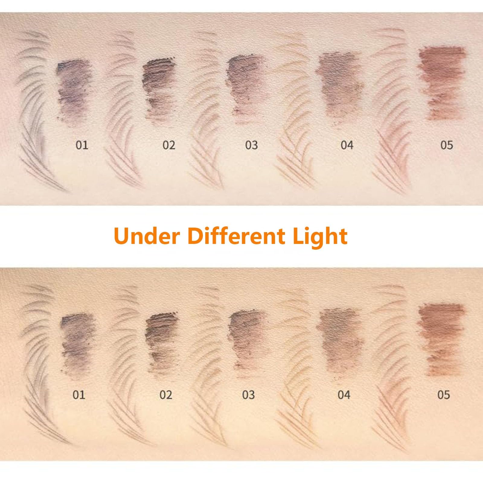 Олівець для брів Natura Dualer Augenbrauenstift Натуральні 3D-брови (4), фото №5