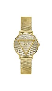 Купить Женские наручные часы GUESS Золотистый логотип Аналоговые часы - Фото 1 Женские наручные часы GUESS Золотистый логотип Аналоговые часы - Фото 1