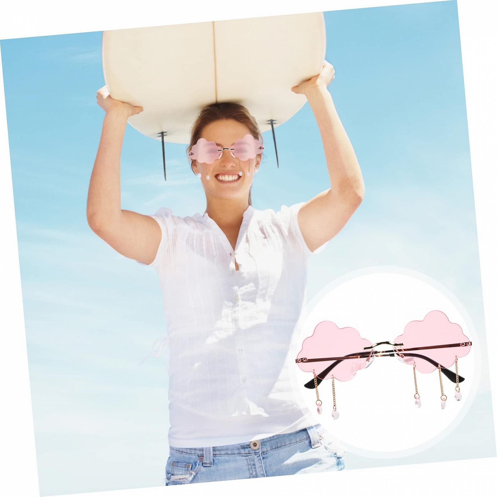 Набір сонцезахисних окулярів PACKOVE, 5 шт, рейв, модні, літні, фото №6