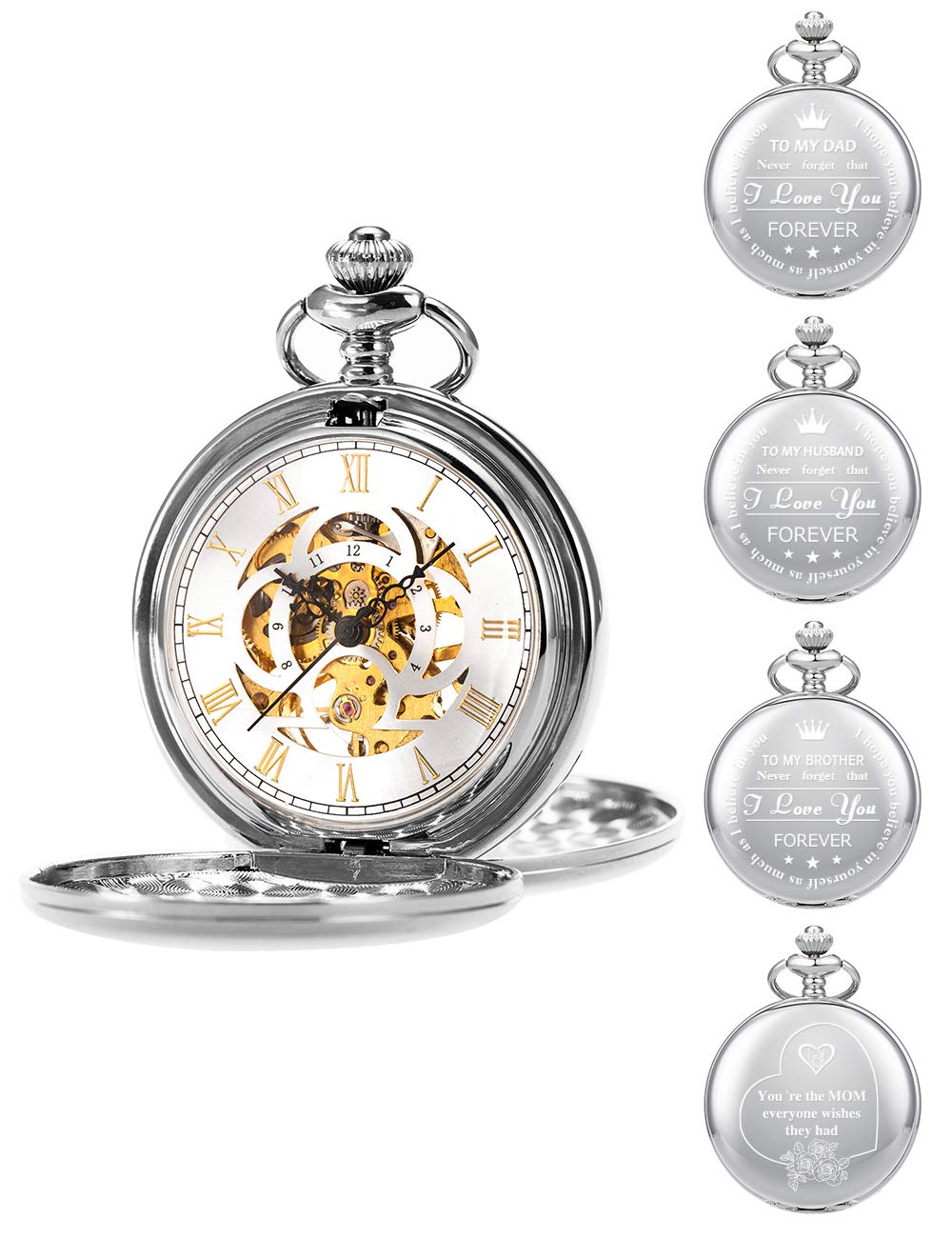 Карманные часы ManChDa Personalised Engraved Harry Potter, фото №1