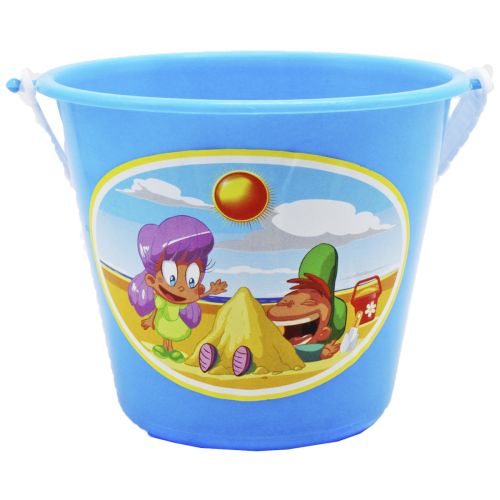 Ведро детское Пляжные развлечения голубое [tsi202603-TSI], фото №1