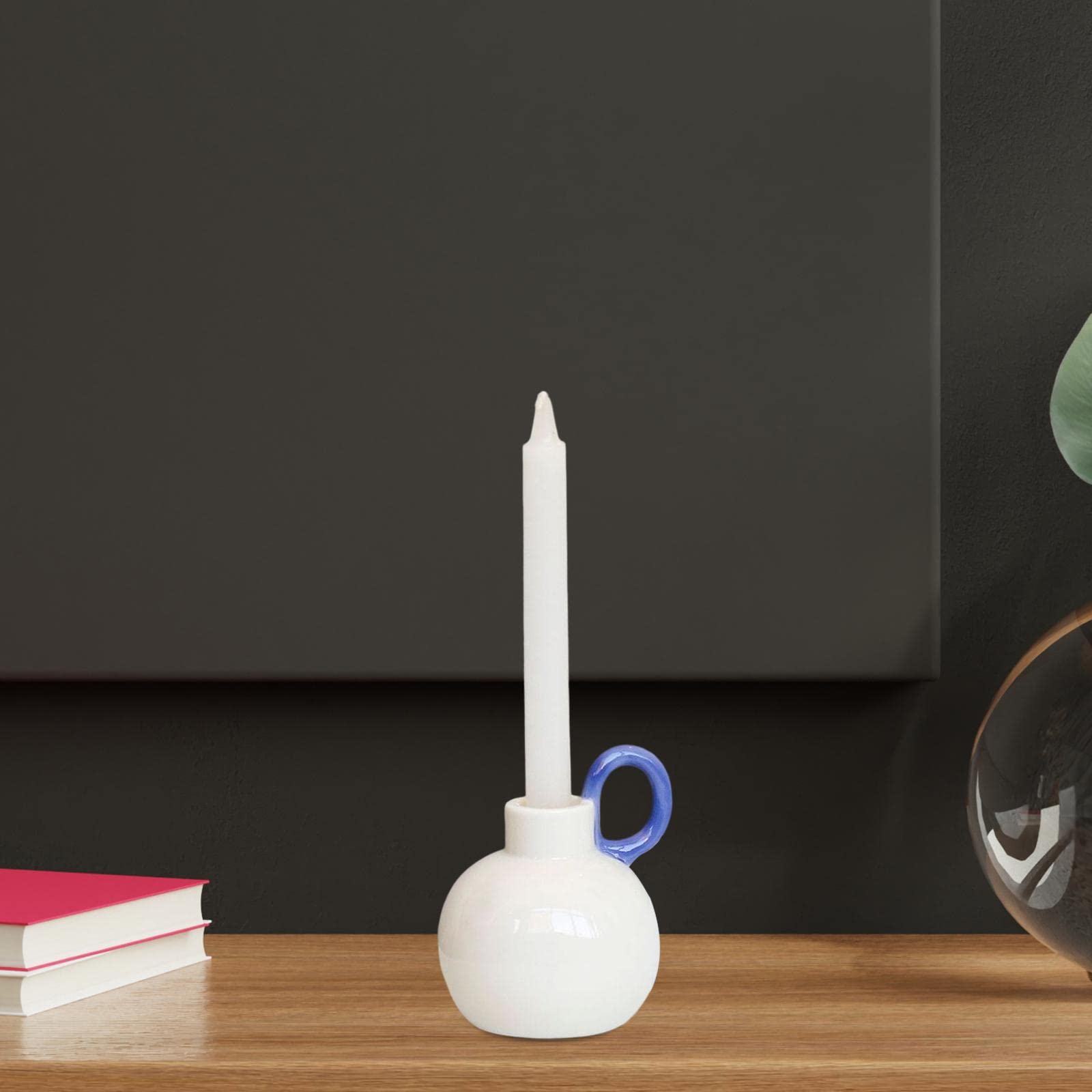 Підсвічник Sharplace Ceramic для готелю вечірки Нового року синій, фото №5 Підсвічник Sharplace Ceramic для готелю вечірки Нового року синій, фото №5