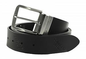 Ремень Calvin Klein CKJ Gifting Classic Adj/Rev 35 мм W115 Черный однотонный / Черный с принтом Allover, Черный однотонный / Черный с принтом Allover synthetic.ua - Фото 1