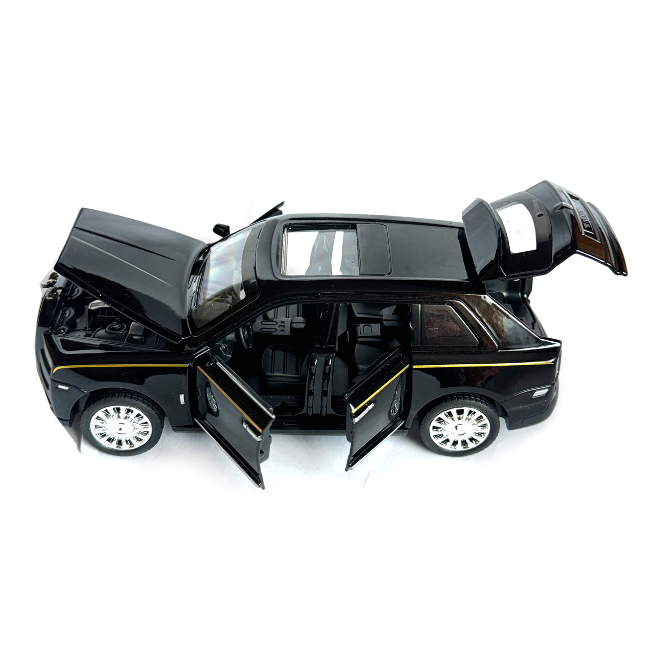 Машинка металлическая Rolls-Royce Cullinan ролс ройс черный звук свет инерция откр люк двери капот багажник, фото №7 Машинка металлическая Rolls-Royce Cullinan ролс ройс черный звук свет инерция откр люк двери капот багажник, фото №7