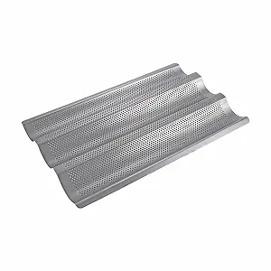 Форма для випікання хліба хвиляста 3 секції Silver - Фото 1