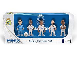 Фигурки MINIX Real Madrid Набор 5 (Куртуа/Винисиус/Беллингем/Карвахаль/Мбаппе) - Фото 1