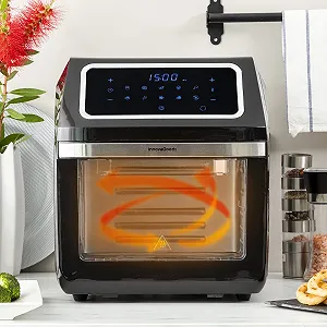 Мультипечь-печь InnovaGoods 12 л 1800 Вт 10 программ сенсорный экран смотровое окно synthetic.ua - Фото 1