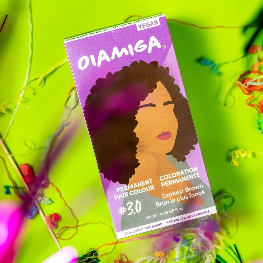 Фарба для волосся Oiamiga Перманентна Насичений Каштановий з натуральними інгредієнтами 120 мл, фото №6