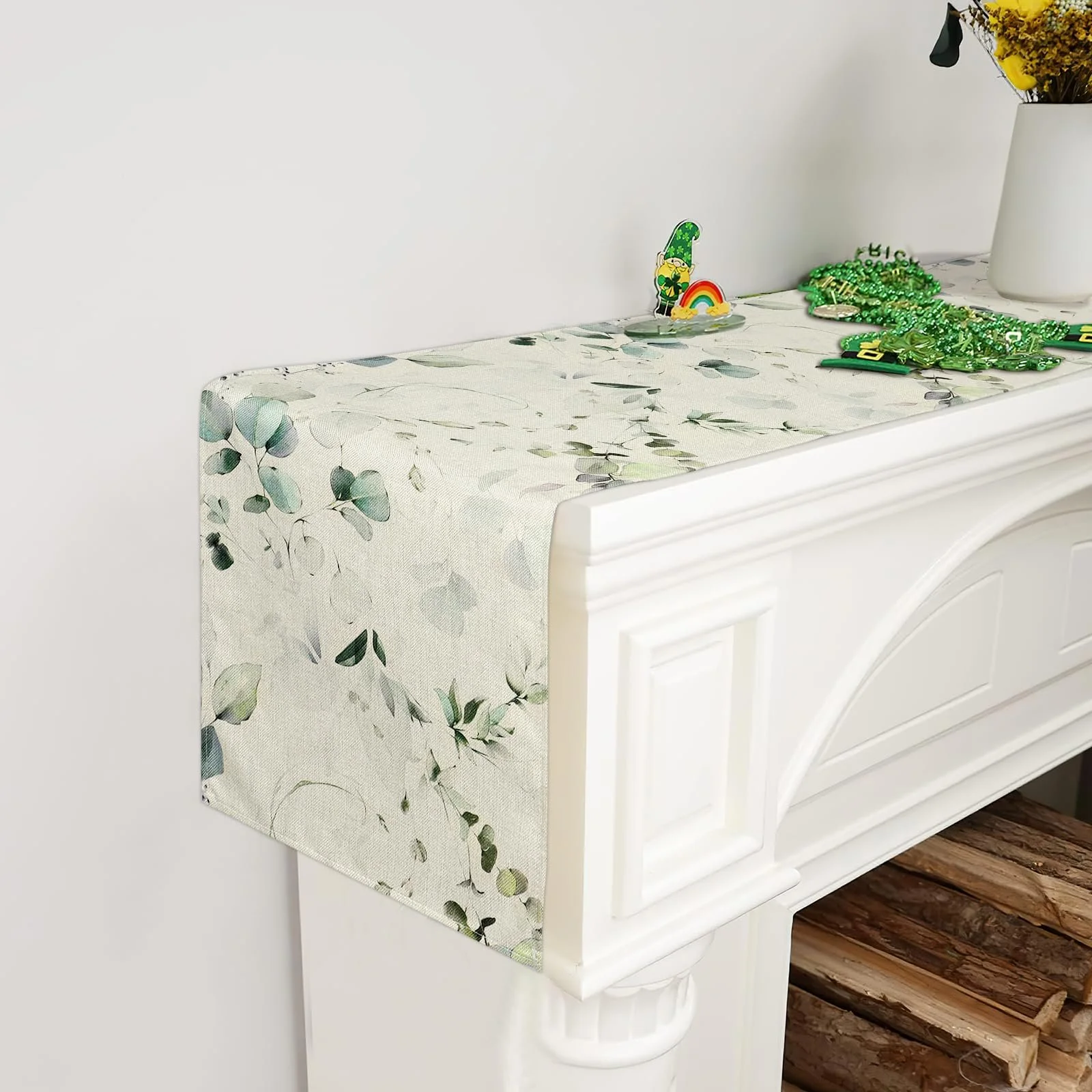 Ранер для столу LOMOHOO Eucalyptus 32 x 180 см зелений, фото №3 Ранер для столу LOMOHOO Eucalyptus 32 x 180 см зелений, фото №3