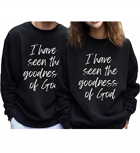 Женский Свитшот "Я Увидел Доброту Бога", "Я Увидел Доброту Бога", христианский Свитшот synthetic.ua - Фото 1