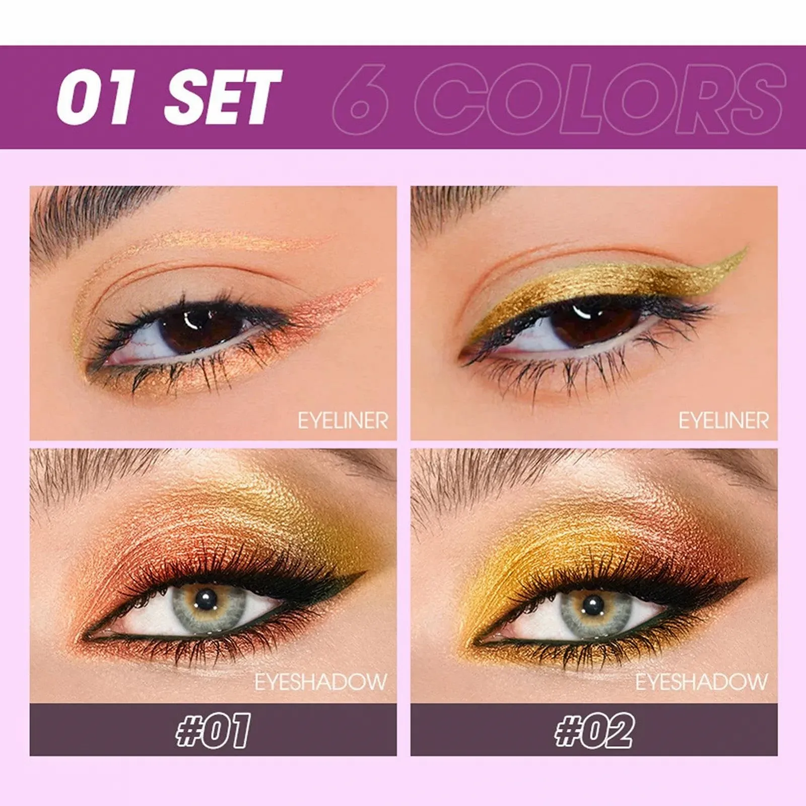 Жидкая Подводка для глаз с блестками, фото №5 Жидкая Подводка для глаз с блестками, фото №5