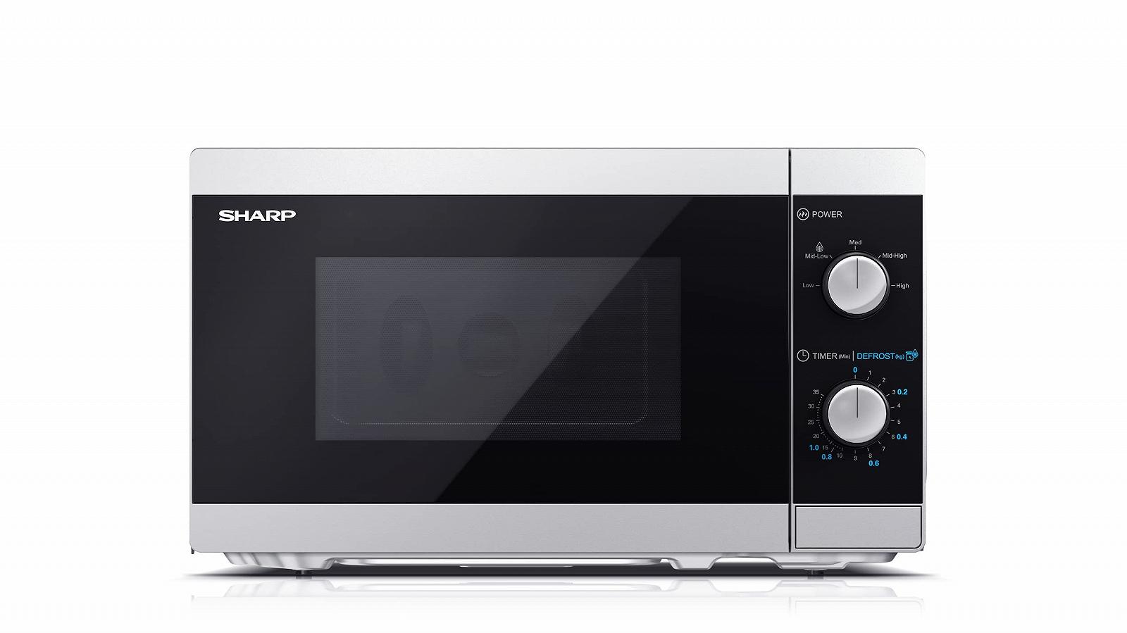 Мікрохвильова піч з грилем Sharp YC-MS01ES 20 л 800 Вт Срібляста / Чорна, фото №1 Мікрохвильова піч з грилем Sharp YC-MS01ES 20 л 800 Вт Срібляста / Чорна, фото №1