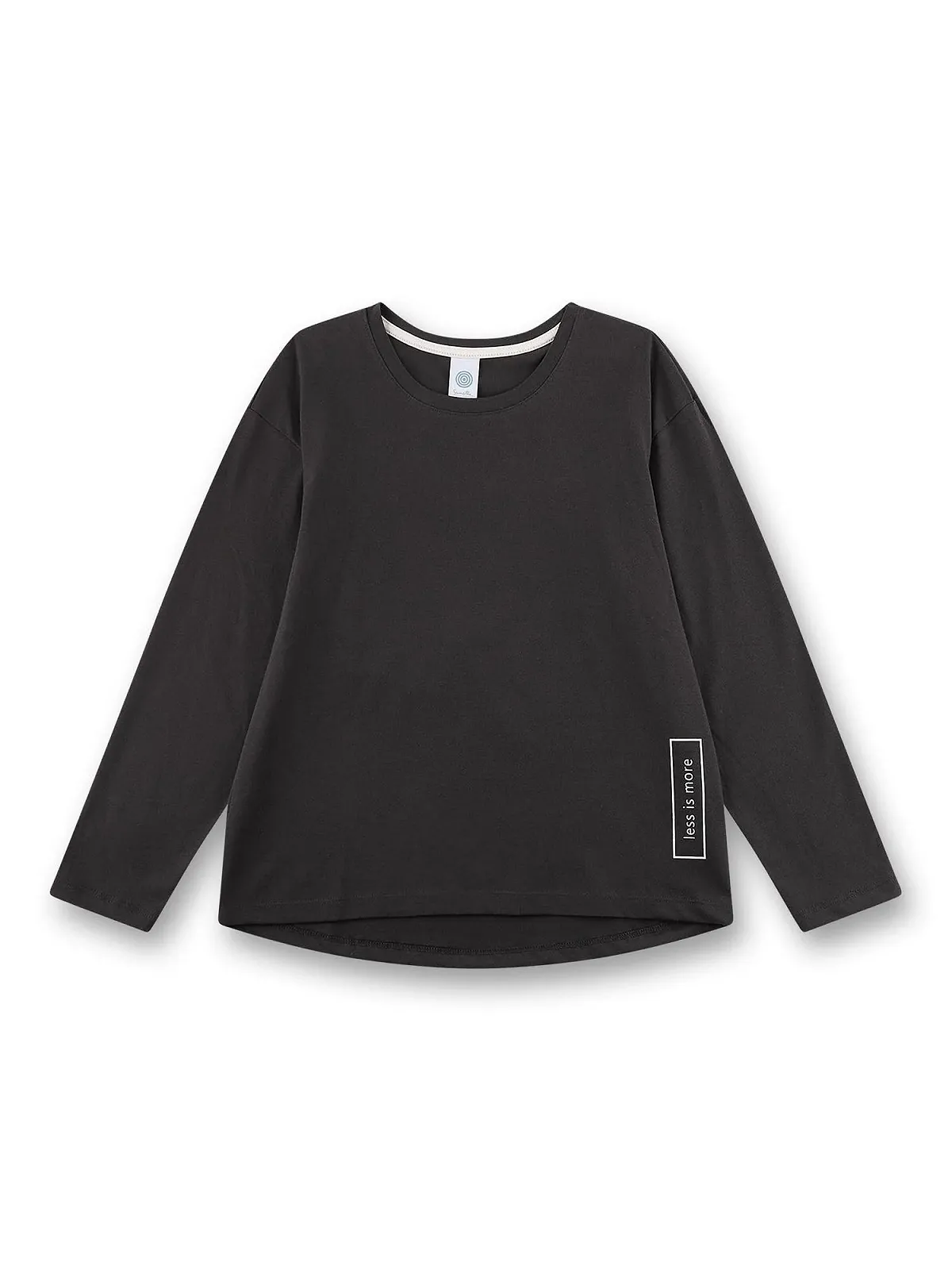 Рубашка для сна Sanetta для девочки, с длинными рукавами, серая, фото №1 Рубашка для сна Sanetta для девочки, с длинными рукавами, серая, фото №1