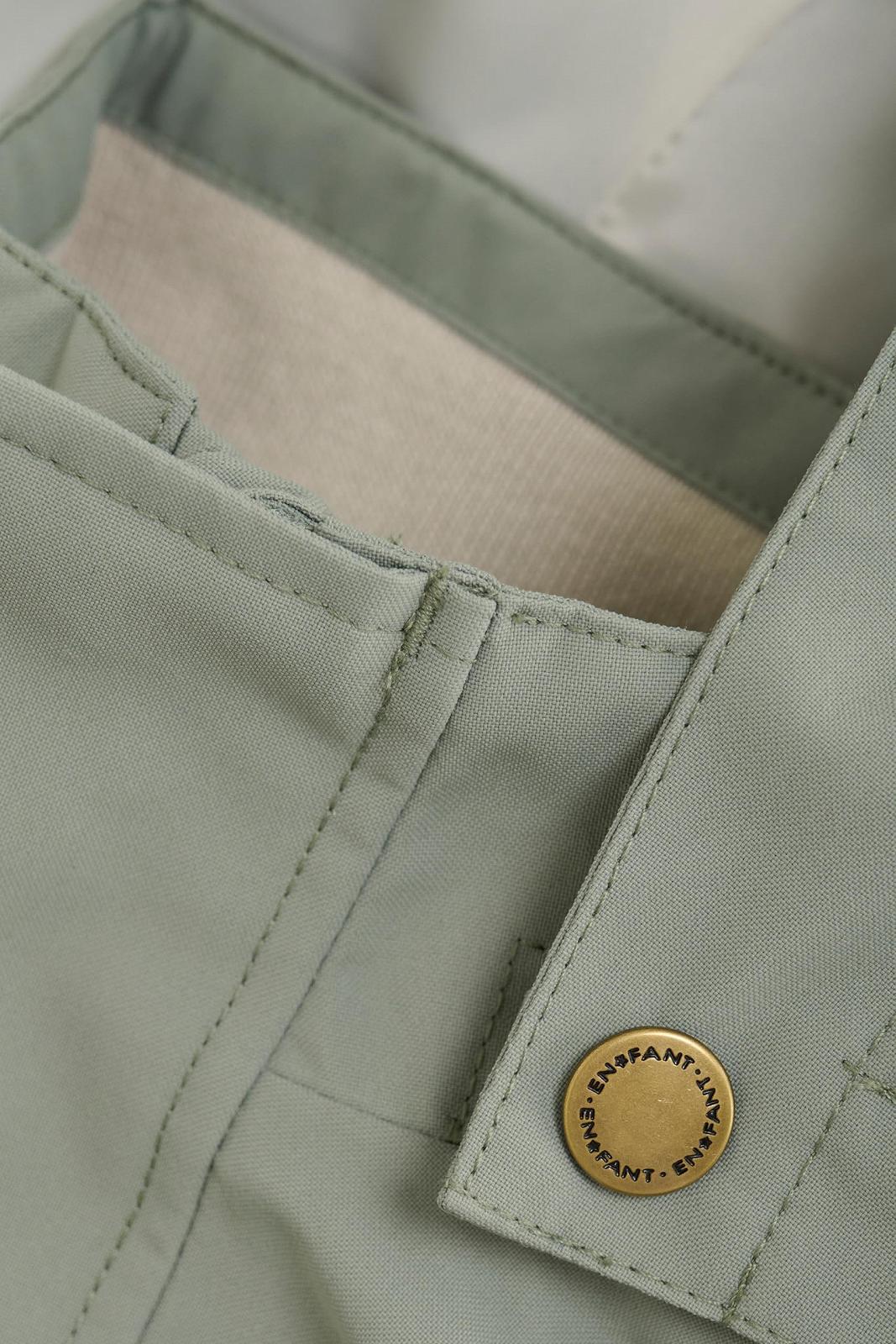 Детская куртка-ветровка для мальчиков EN FANT ENJacket со съемным капюшоном, карманами на кнопках, стандартного кроя, фото №5