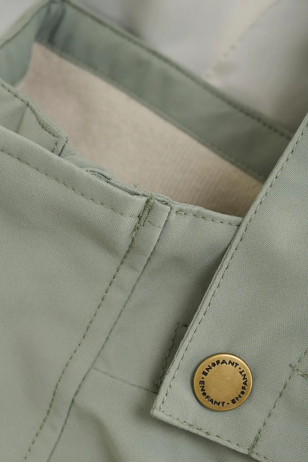 Куртка вітровка дитяча для хлопчиків EN FANT ENJacket зі знімним капюшоном, кишенями на кнопках, стандартного крою, фото №5