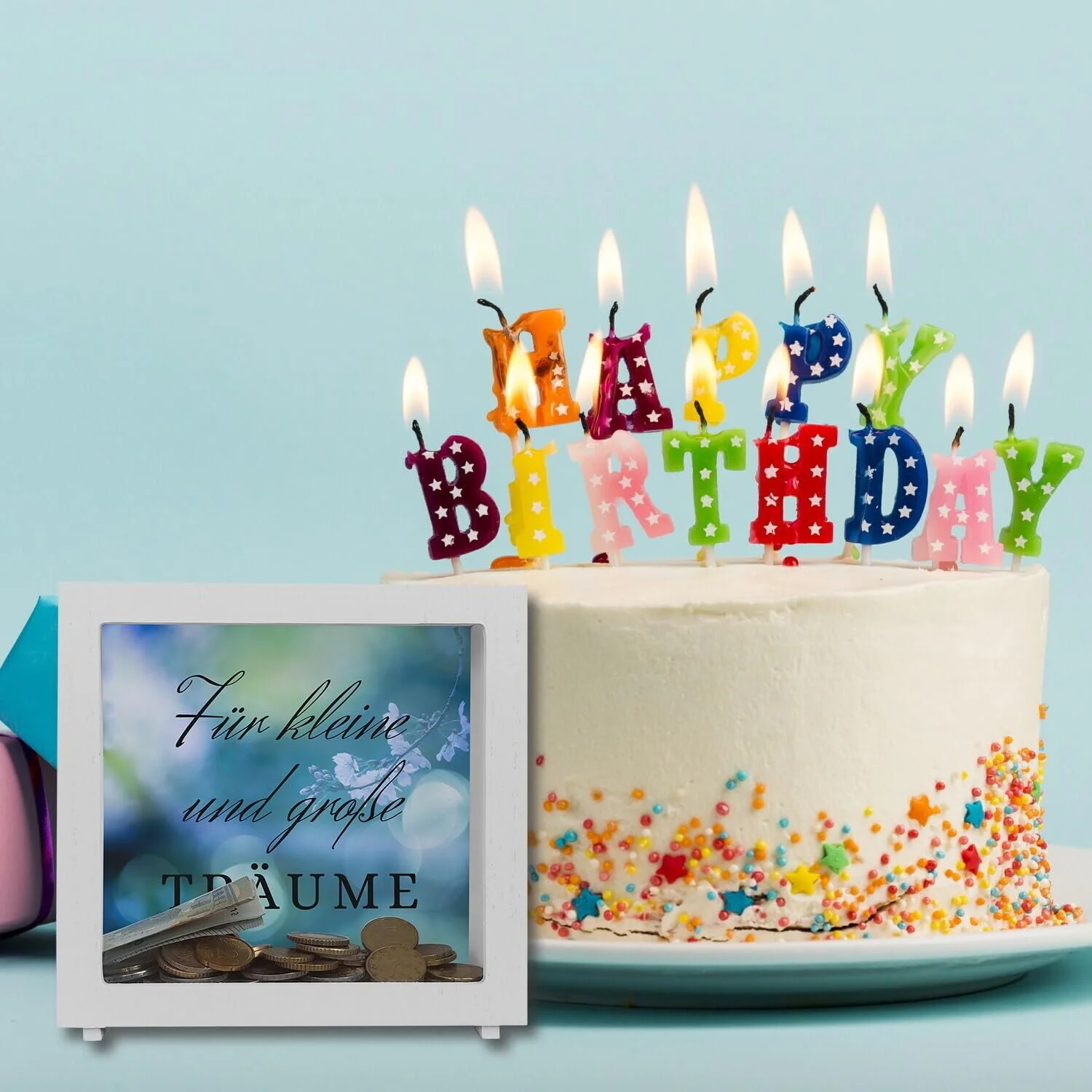 Скарбничка-рамка Traumerfüller дерев'яна для мрій, фото №5