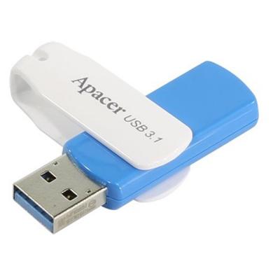 USB флеш-накопитель Apacer 16gb AH357 Blue USB 3.1 AP16GAH357U-1, фото №4