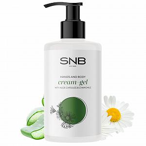Крем для рук та тіла SNB Professional Gel з капсулами алое та ромашкою 250 мл - Фото 1
