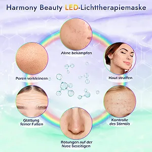 Маска Светодиодная для лица 7-цветная с 270 светодиодами White synthetic.ua - Фото 1