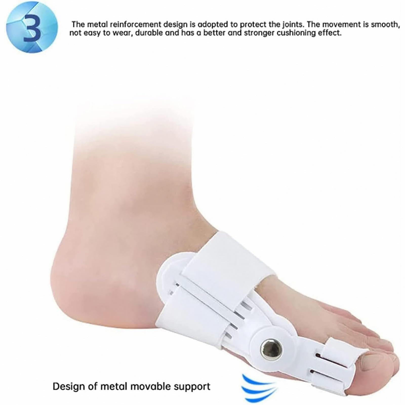 Корректор большого пальца стопы 2 шт. Регулируемый корректор большого пальца стопы для облегчения боли в стопе, подходит для мужчин и женщин, для дневного и ночного использования, фото №6 Корректор большого пальца стопы 2 шт. Регулируемый корректор большого пальца стопы для облегчения боли в стопе, подходит для мужчин и женщин, для дневного и ночного использования, фото №6