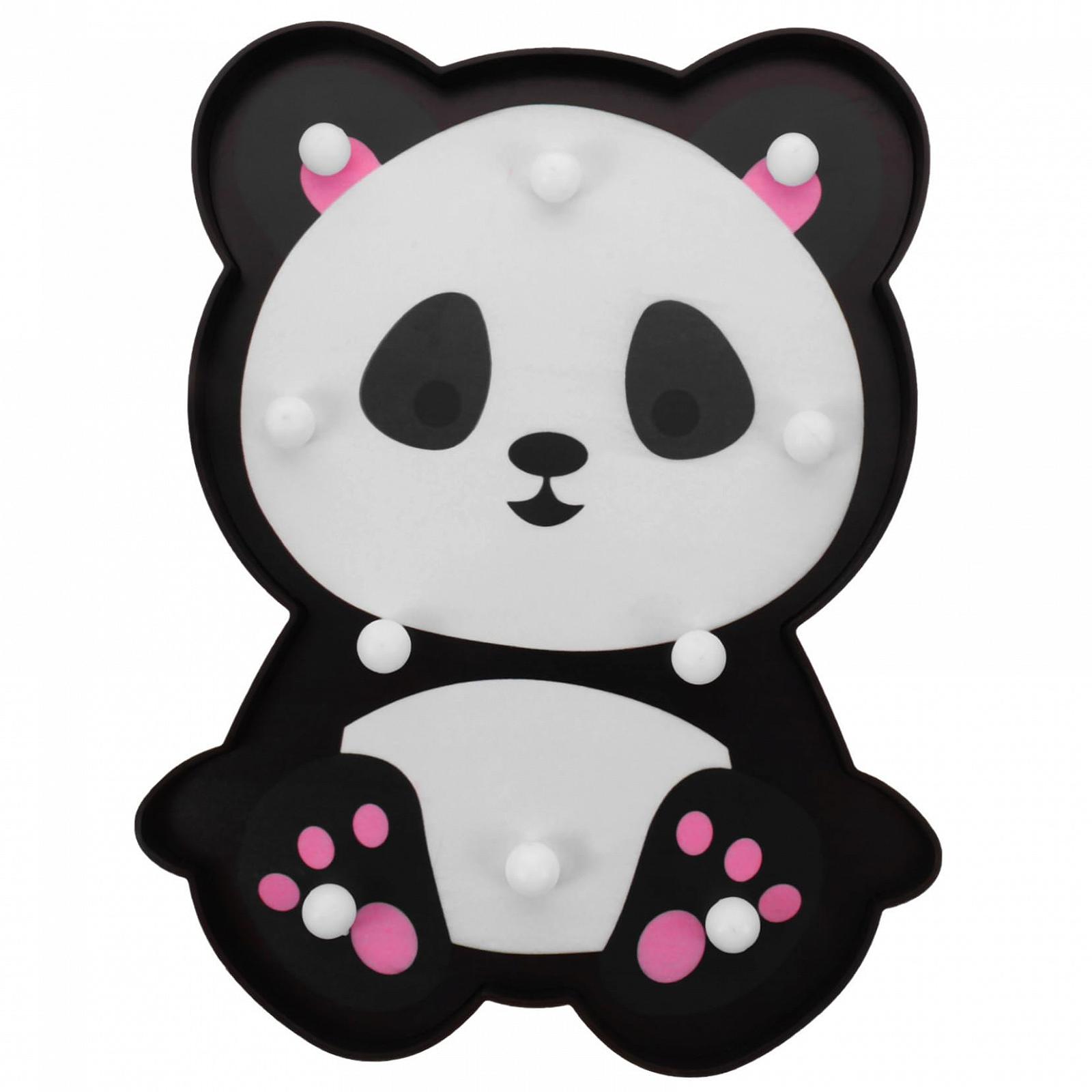 Лампа Homoyoyo Panda Setting Wolf Bedroom Night Cartoon Children's Room Decorate Decor Panda PVC, фото №1