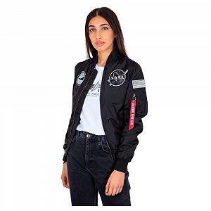 Бомбер ALPHA INDUSTRIES NASA Reversible Wmn Для женщин synthetic.ua - Фото 1