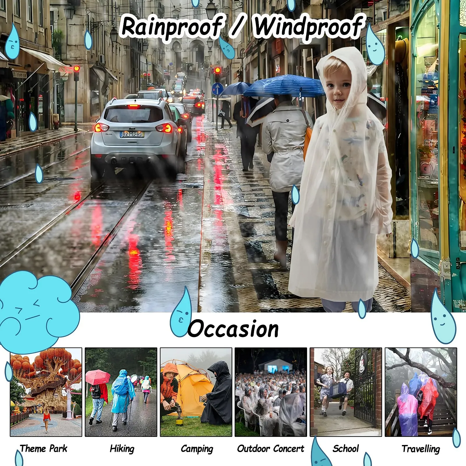 Дитячий дощовик Vckrio, фото №6