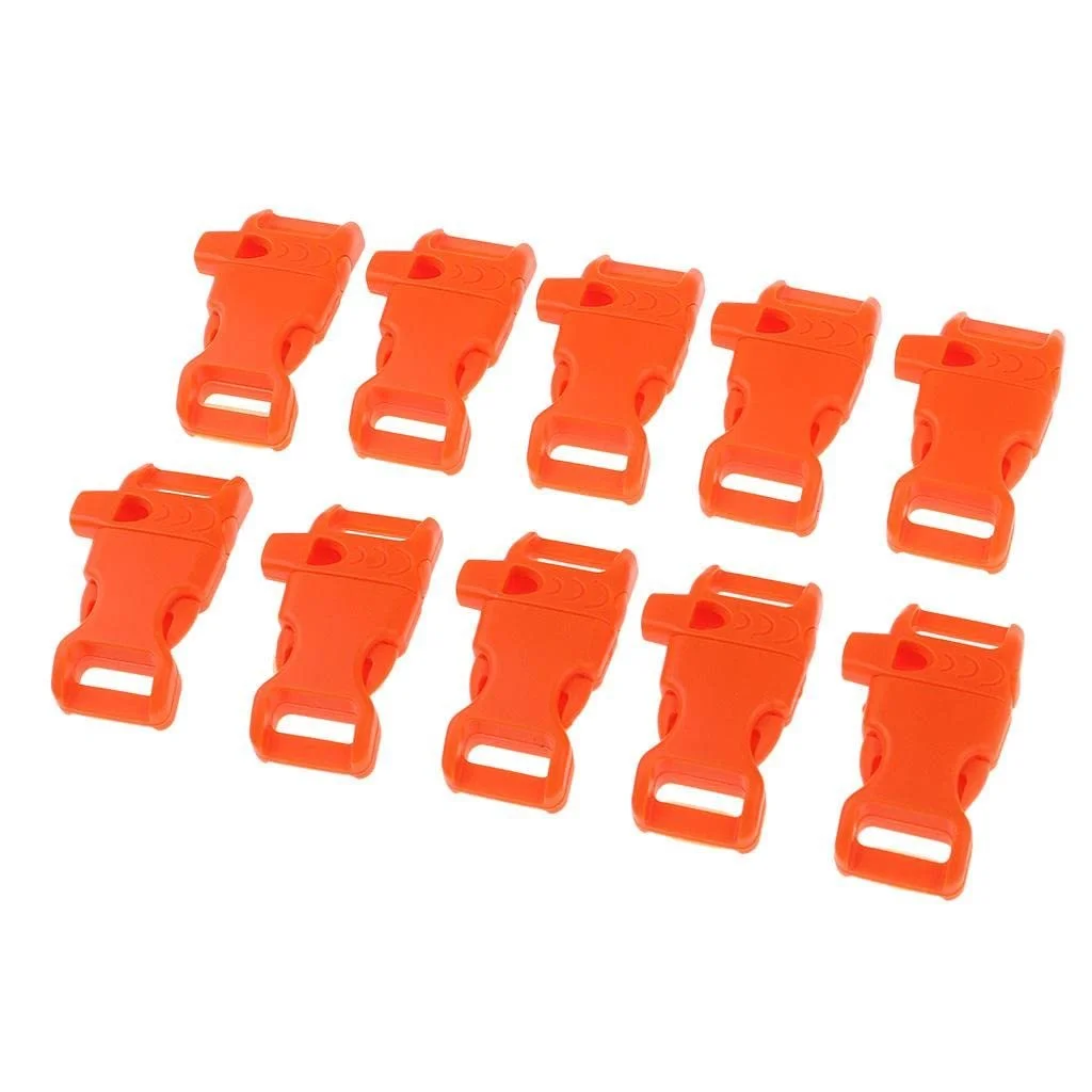 Пряжка зі свистком Fenteer для браслетів з паракорду 10 шт., фото №6