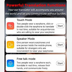 Навушники для перекладу Bluetooth, підтримка 144 мов synthetic.ua - Фото 1