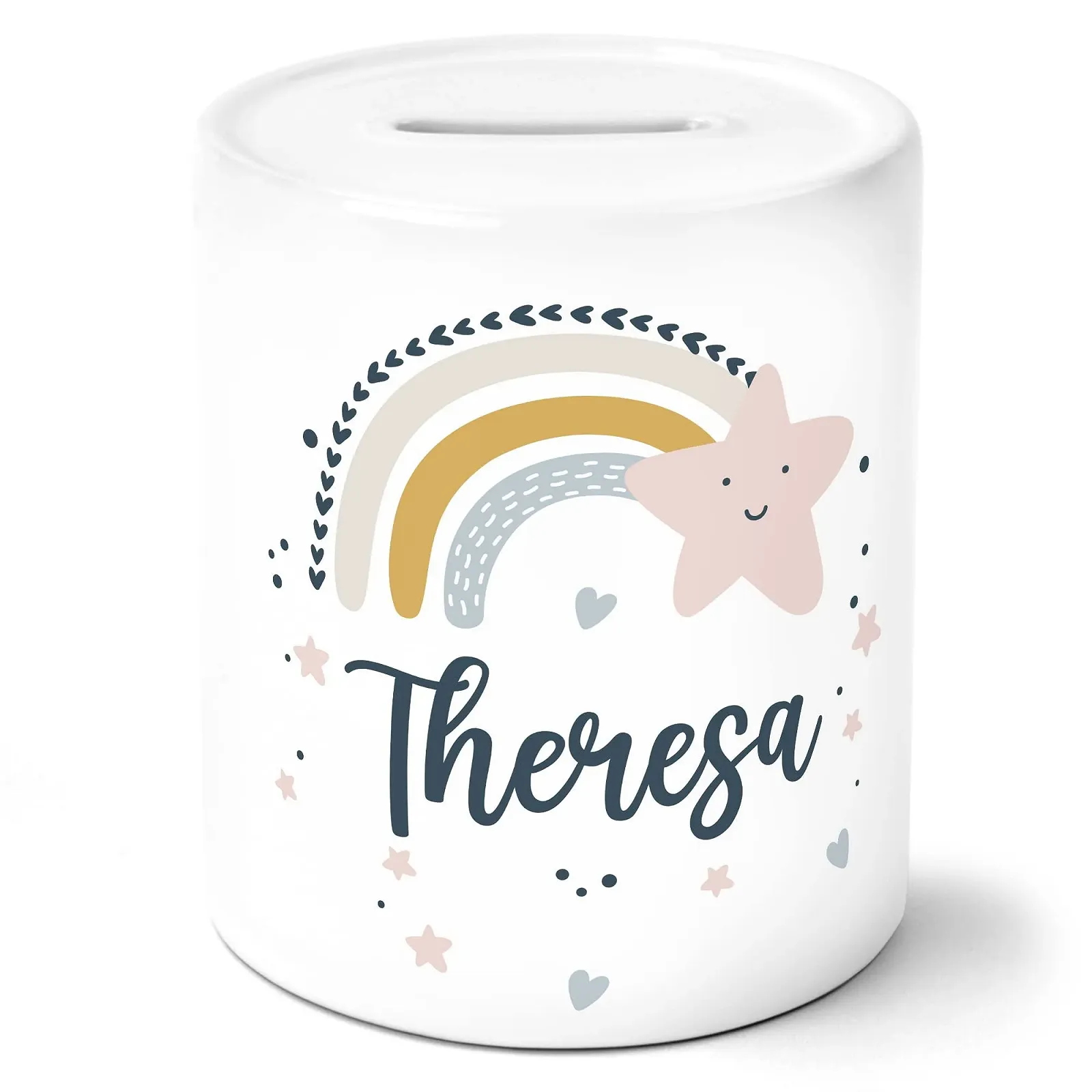 Скарбничка Pagma Druck Веселка Дитяча Персоналізована Керамічна, фото №1