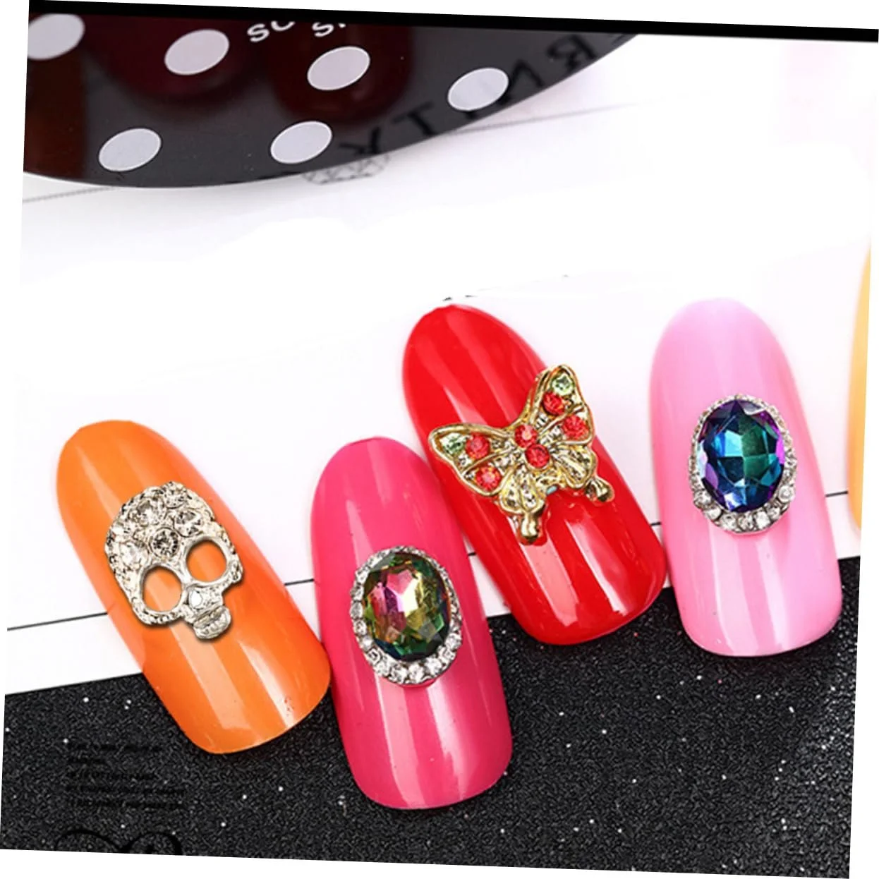 Кристалл для ногтей ABOOFAN Блестящий, 3 набора. Аксессуары для украшения ногтей. 20 штук x 3, фото №7