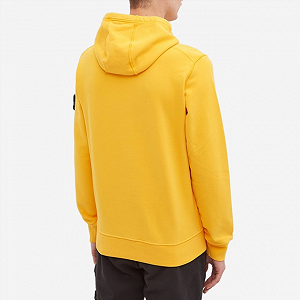 Джемпер stone island hoodie yellow M synthetic.ua - Фото 1